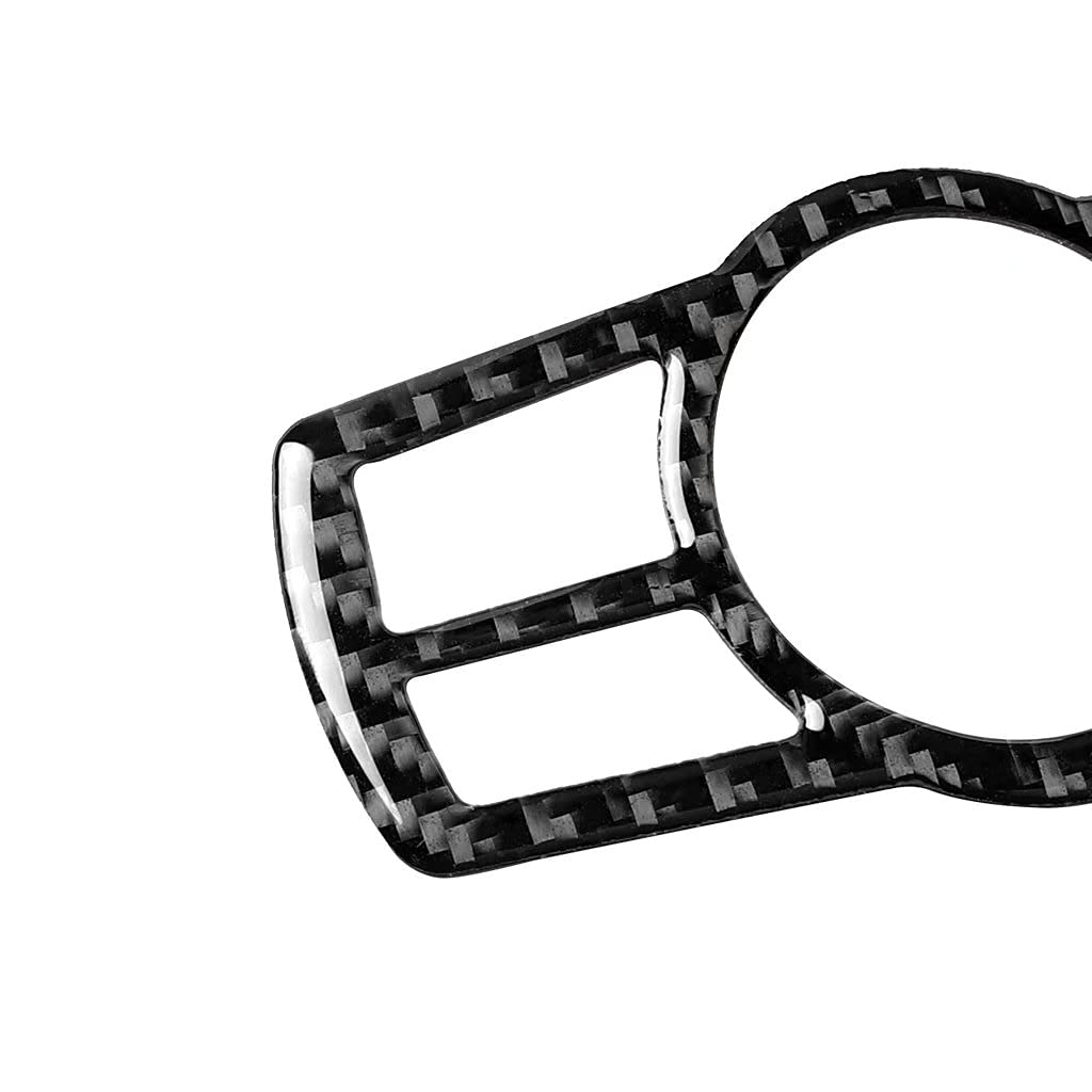 Autocollant Cadre Interrupteur Phares Fibre De Carbone – Pour BMW Série 5 (2011-2017) – Look Luxe Et Sportif Intérieur