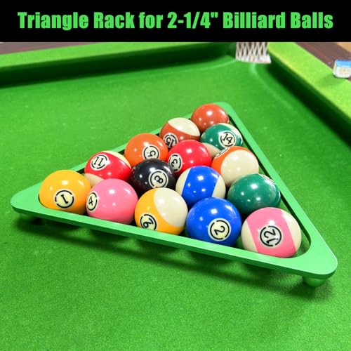 Support triangulaire en alliage d'aluminium pour ranger les billes 5,3 cm