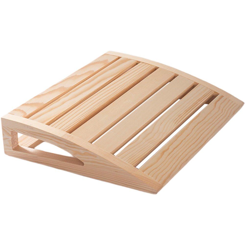 Oreiller de sauna en bois noble au design ergonomique haut de gamme