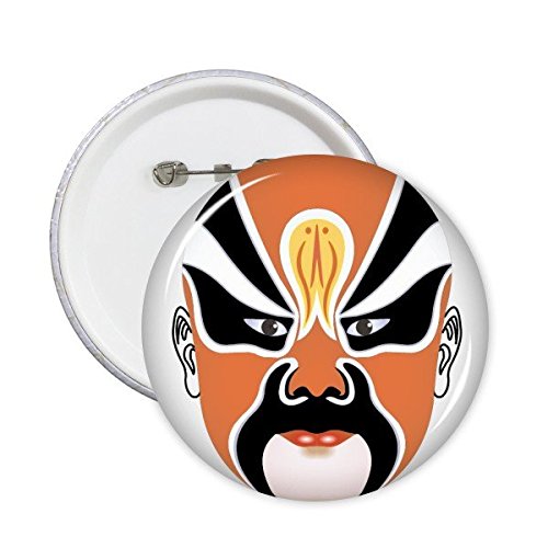 Masque de l'Opéra de Pékin badges ronds DIYthinker XL