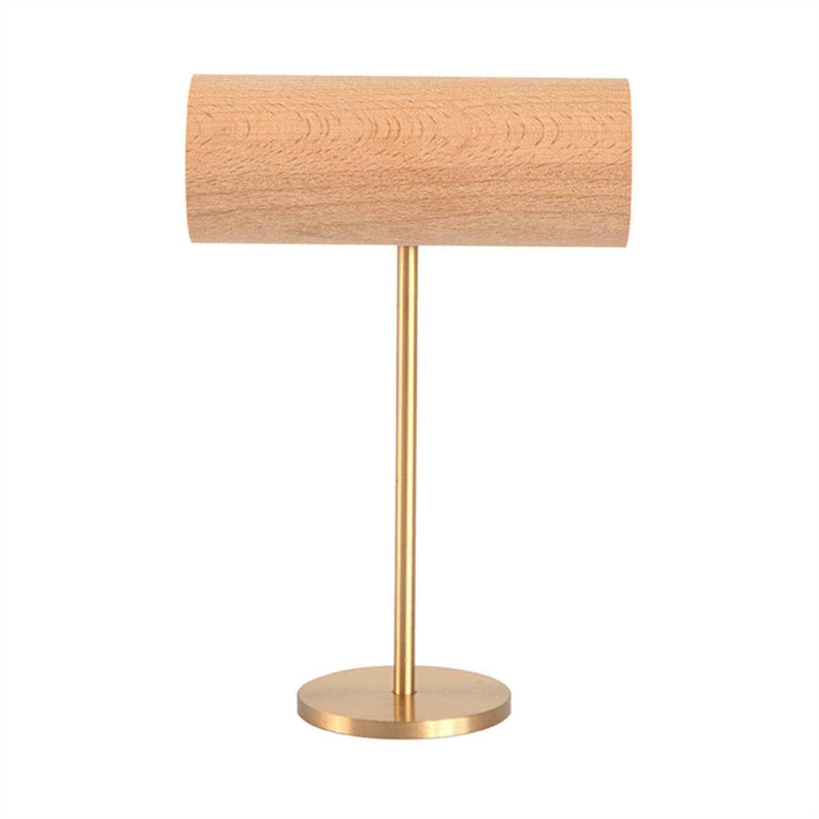 Jewelry Organizer Stand Wooden Bracelet Holder Display Jewelry Stand, Hovering T-Bar Bracelet Scrunchie Holder Display for Store, Showcase and Home Jewelry Display Stands (Color : B)