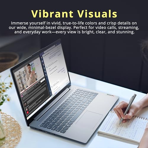 Image of Lenovo IdeaPad Slim 3 15.6 inch Anti-Glare FHD Laptop, Intel Processor N150, Intel Graphics, 8GB RAM, 1.12TB Storage(128GB UFS+1TB Docking Station Set), Long Battery Life, Wi-Fi 6, Win11 Home, Grey