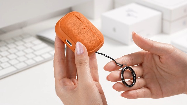 Custodia In TPU Morbido Per AirPods Pro 3 | Antigraffio E Antiurto | Con Cordino E Anello | Supporto Per Telefono | Ricarica Wireless Compatibile