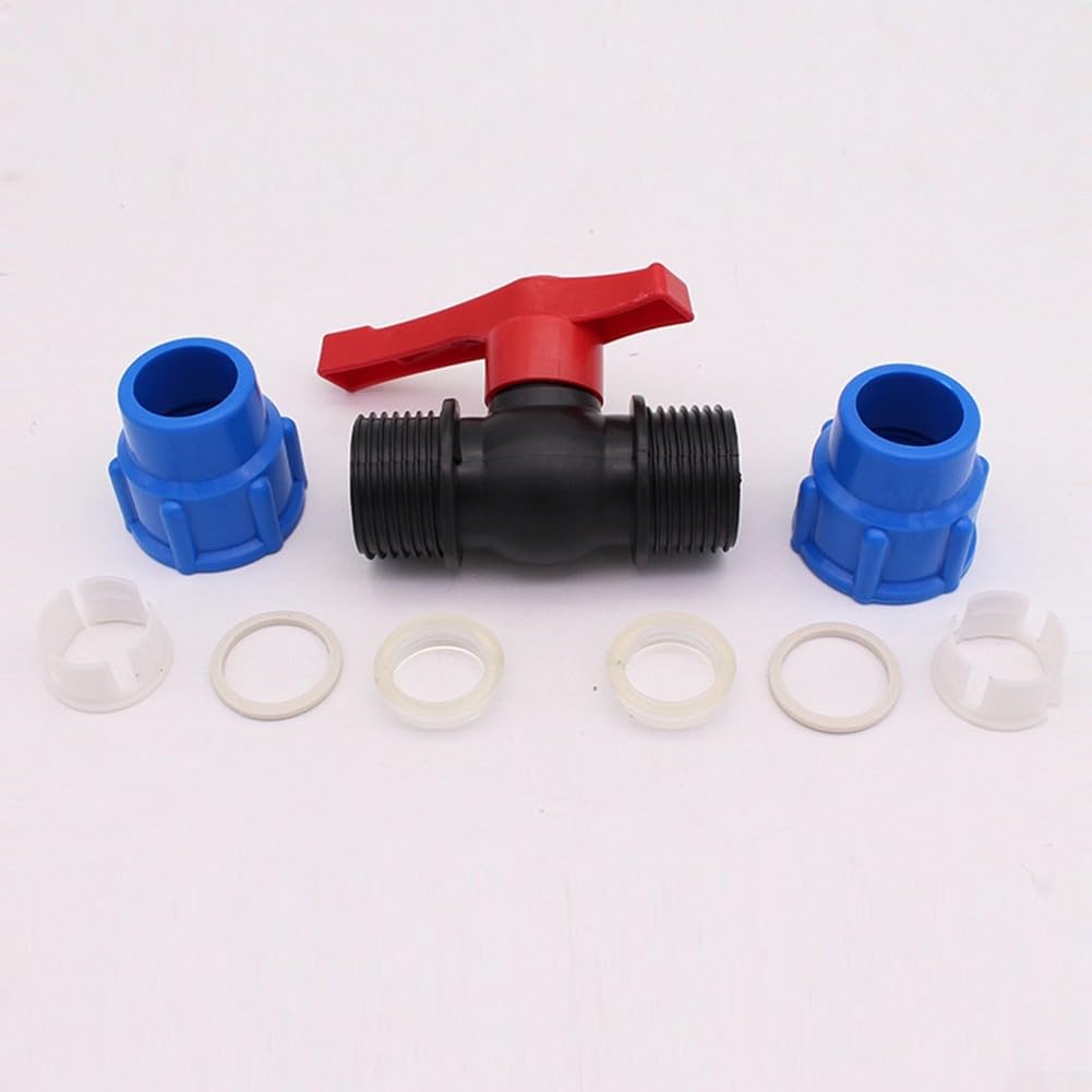 Valvola A Sfera 3 Vie Per Tubi PE - Giunto Plastica 32mm, Per Irrigazione Giardino - Foto 10