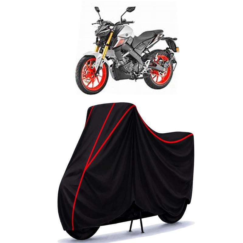Image of MT 5 Water Resistant Bike Cover for All Motorcycles & Scooters | Heavy Duty Premium Taffeta Fabric | UV Protection, Dustproof, Scratchproof | All Weather Two Wheeler Body Cover with Elastic Bottom
