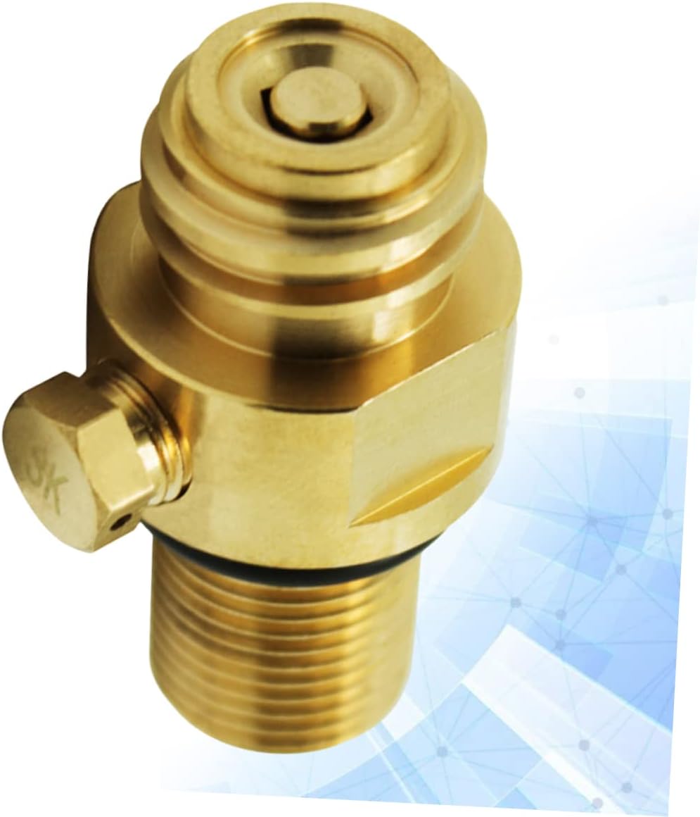 Cabilock Efficient Co2 Transfer M18x1.5 to Tr21-4 Adapter Compact Design for Convenient Soda Machine Connection