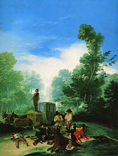 2 peintures à l'huile d'art célèbres de Goya pour sublimer votre salon