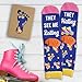 Roller Skate Accessories - Christmas Gifts for Women, Ideal Roller Derby Gifts, Unique Stocking Stuffers, Roller Derby Skates for Women, Comfortable Skating Socks, Roller-Skating Enthusiast's Socks