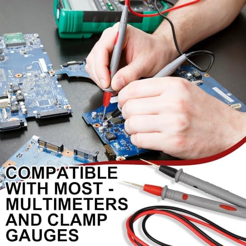 69410 Multimeter Leads Set for Klein & Fluke Meters,Right Angle 10-Foot — 사진 4