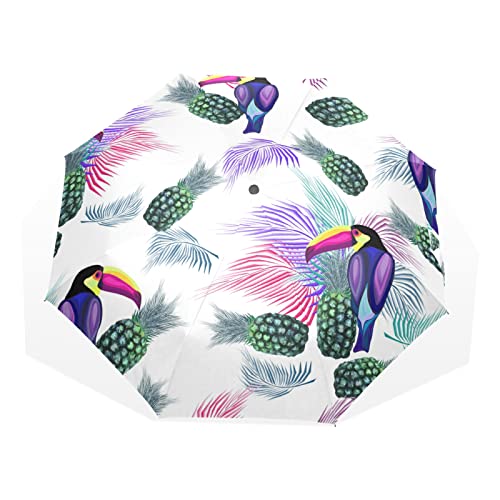 Parapluie toucan compact contre le vent pour rester au sec partout