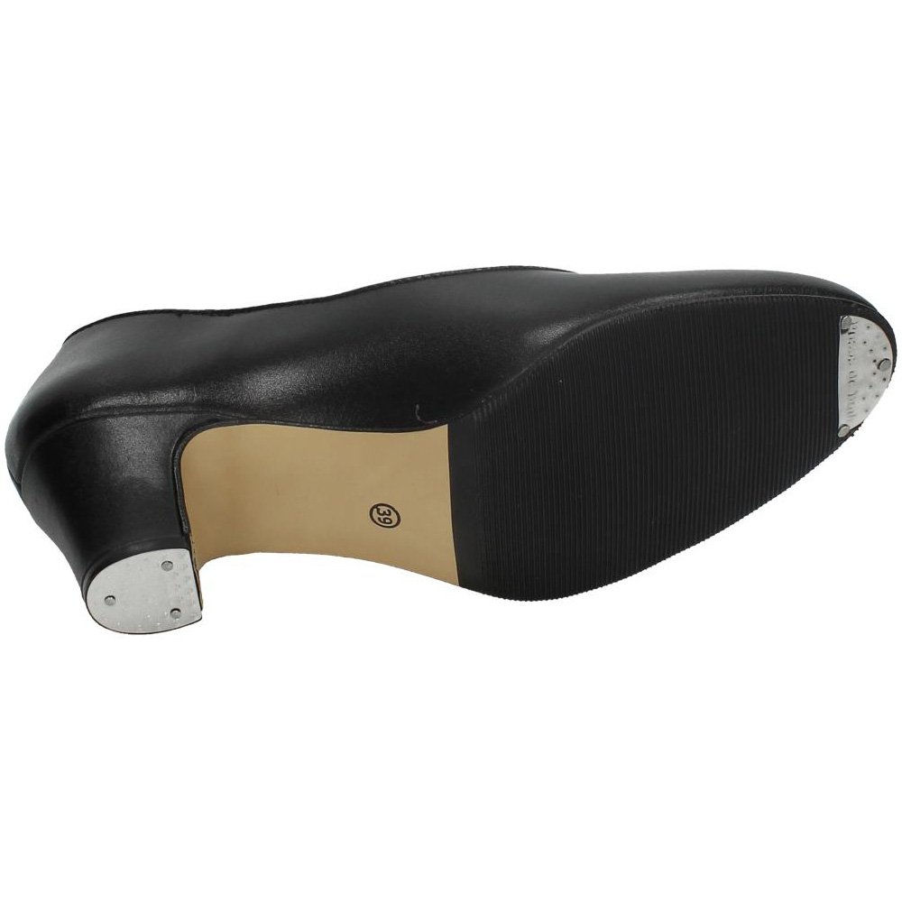 MADE IN SPAIN 16 Zapato Flamenco Piel NIÑA Zapatos TACÓN Negro