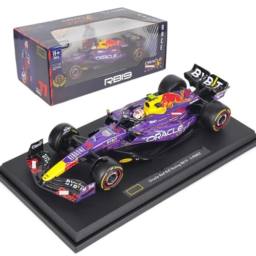Modelo de auto de colección HTLNUZD 1:18 LVF1 RB19#11