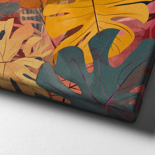 Décoration murale tropicale feuillage multicolore Spiffing Prints cadre petit format - 5