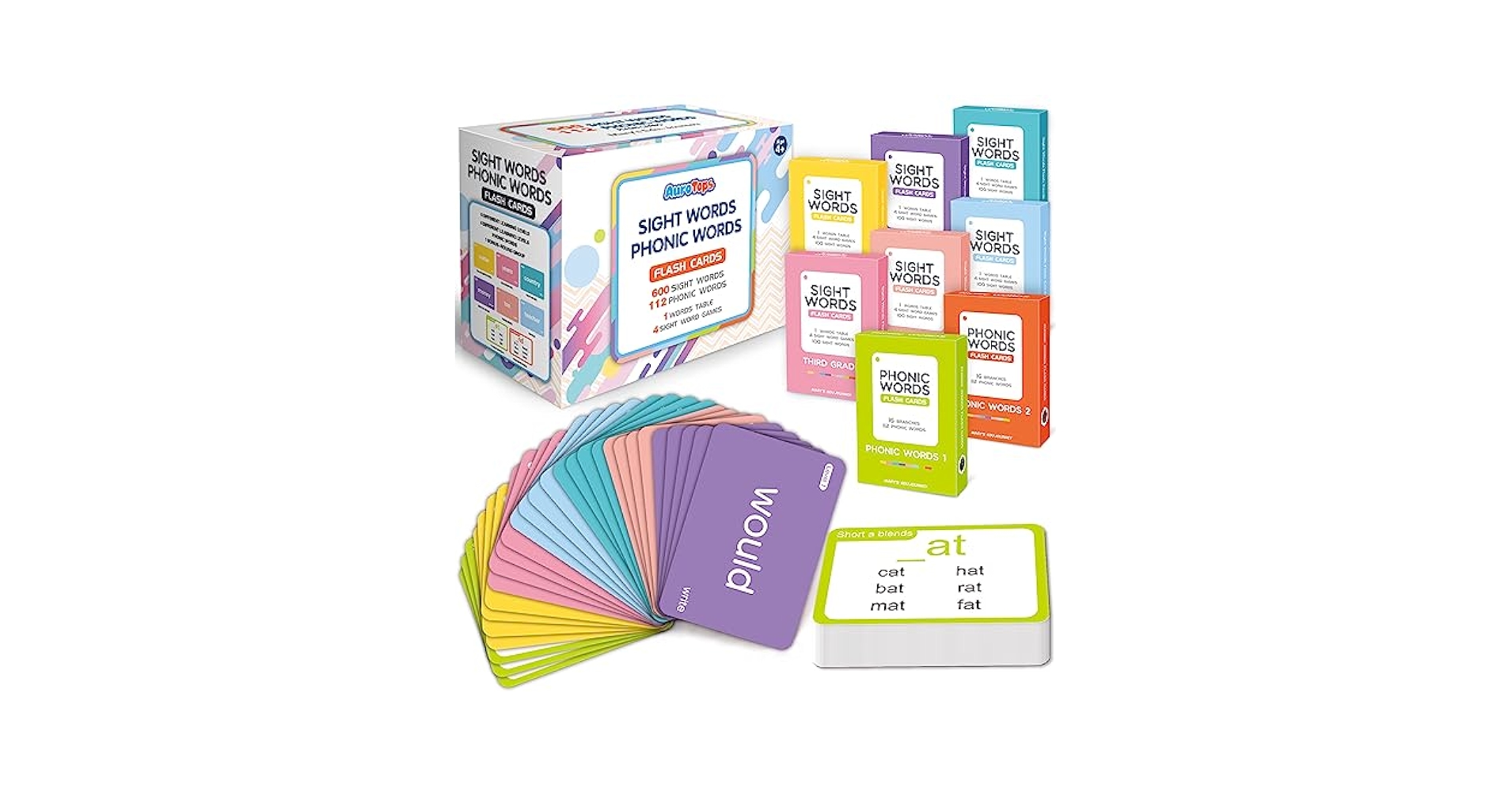 絵本/児童書 phonics sight word flash card ort china Amazon.com: 712 Sight Words/Phonics Flash Cards, Dolch & Fry