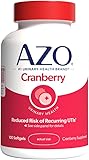 AZO Cranberry Supplement, Made with Concentrated Whole Fruit Cranberry Powder to Help Cleanse and Protect the Urinary Tract*, Sugar Free Cranberry Pills, Non-GMO, 100 Softgels 100 Count (Pack of 1)