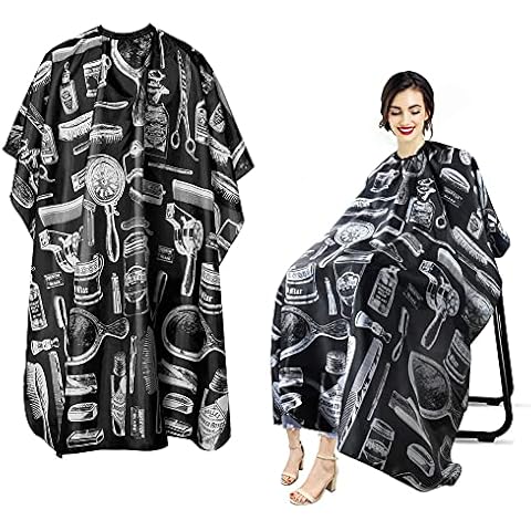 Butyeak Capa de corte de pelo con Velcro Cover