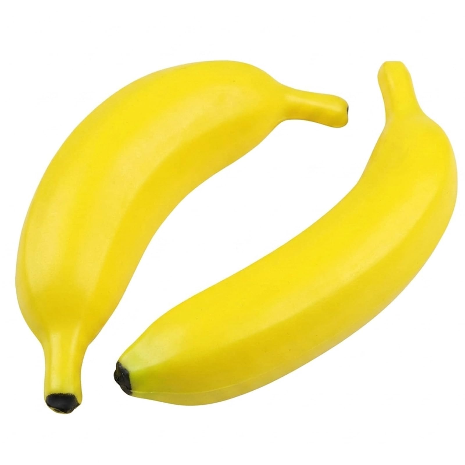 2 Pack Banana Squishy Sensory Toys, Giant Soft Banana Squishies for Stress Management, Viral Squishy Banana Fidget Toys for Office Desk and Travel Use, Realistic Pickle Squishy Novelty Items