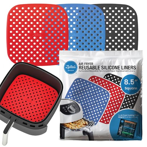 Reusable Air Fryer Liners 3 Pack for 5QT or Bigger...