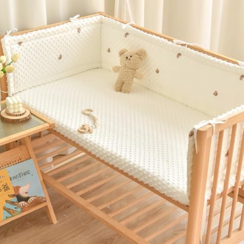 PTKG Guardilla Suave Y Resistente Ajuste Universal Diseño Portátil Dispositivo De Fijación Seguro Protección Integral Chichoneras Blanda para Decoración De Habitaciones,A3,160 * 28cm