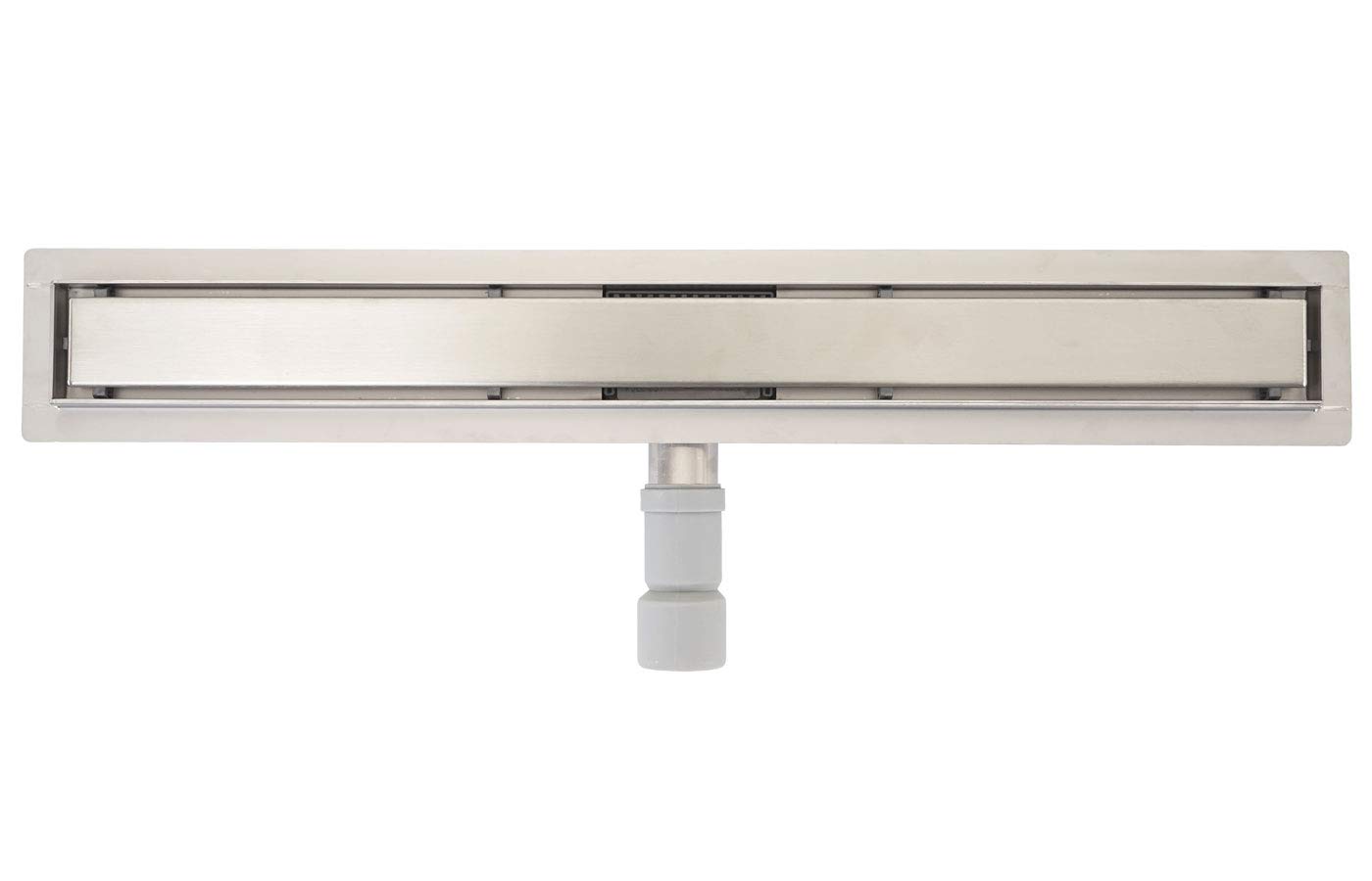 Mendler HWC-D94d - Canaleta para desagüe de ducha (acero inoxidable, 50-120 cm)