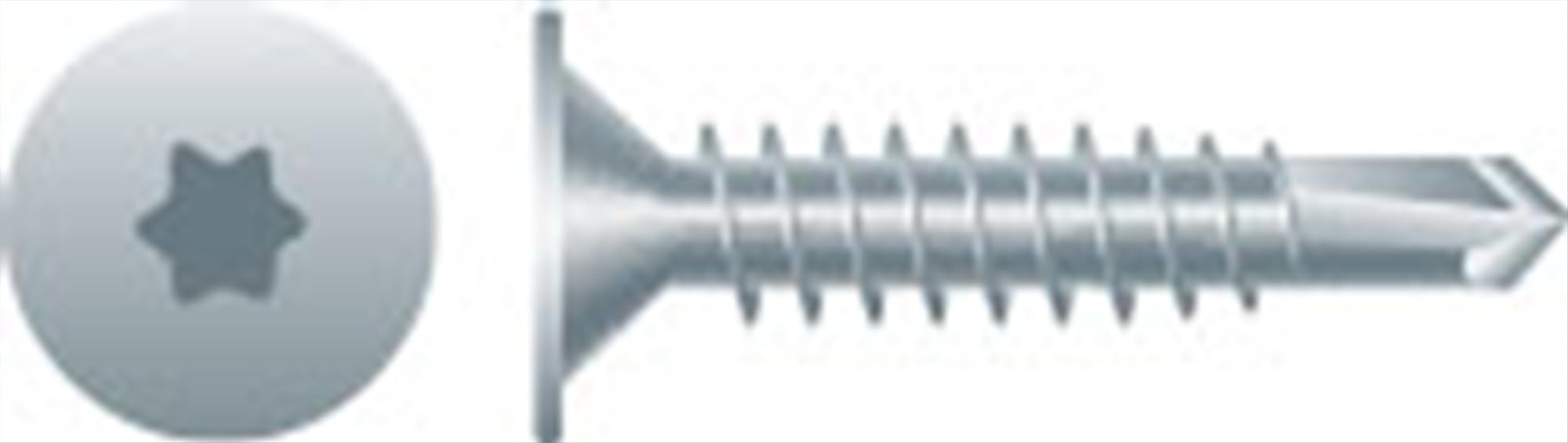 Têtes de gaufrette 10-16 x 3/4 vis placo et ossature métallique Star Dr 1000 pièces
