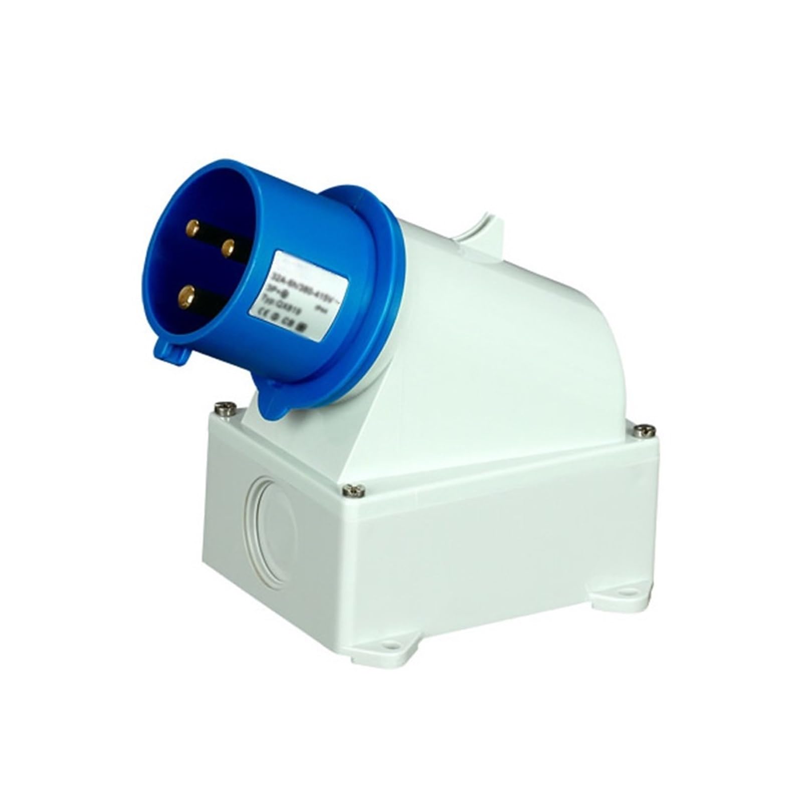 Prise d'alimentation industrielle étanche SP-332-16A pour sécuriser vos lignes avec câble IP44