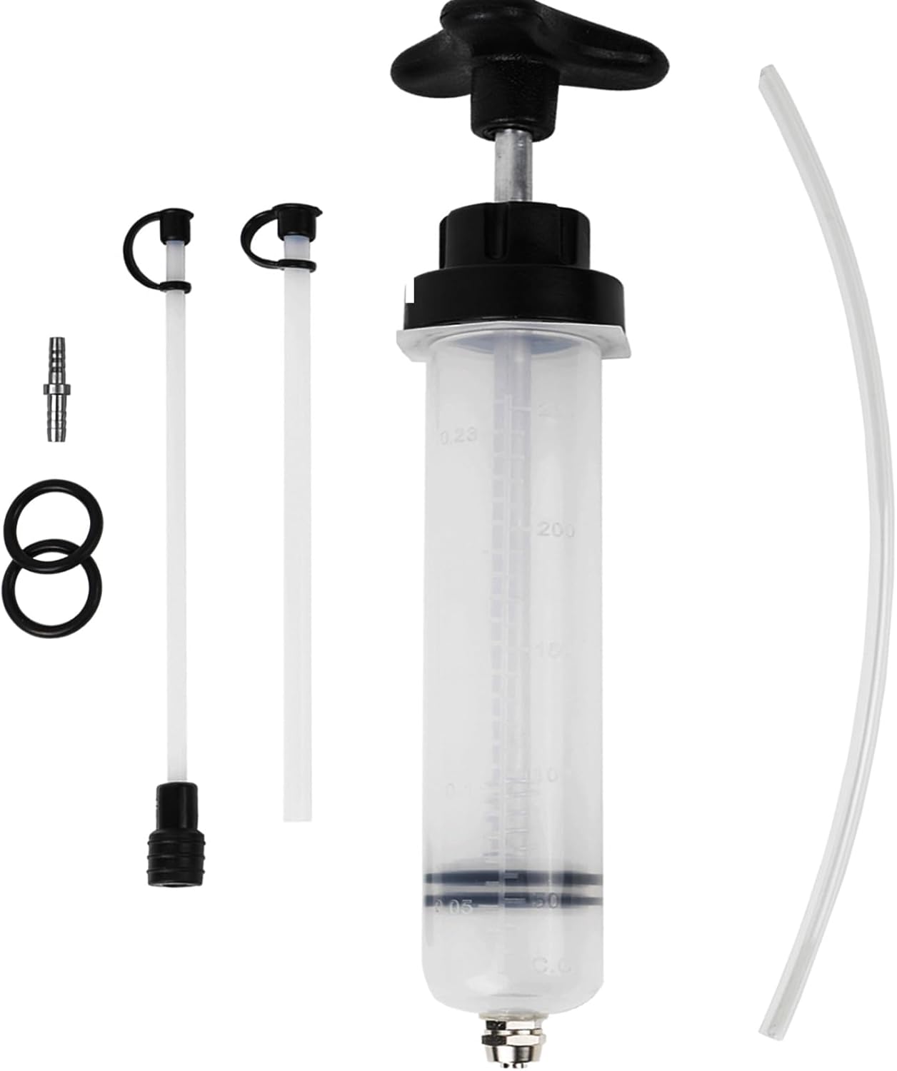 Fluid Extractor, Automotive Fluid Extractor Pump Manual Fuel Suction & Filler, Efficient Oil Extractor Pump for Fluid Extraction (7.7 fl Oz./0.24 Qt./230 CC)