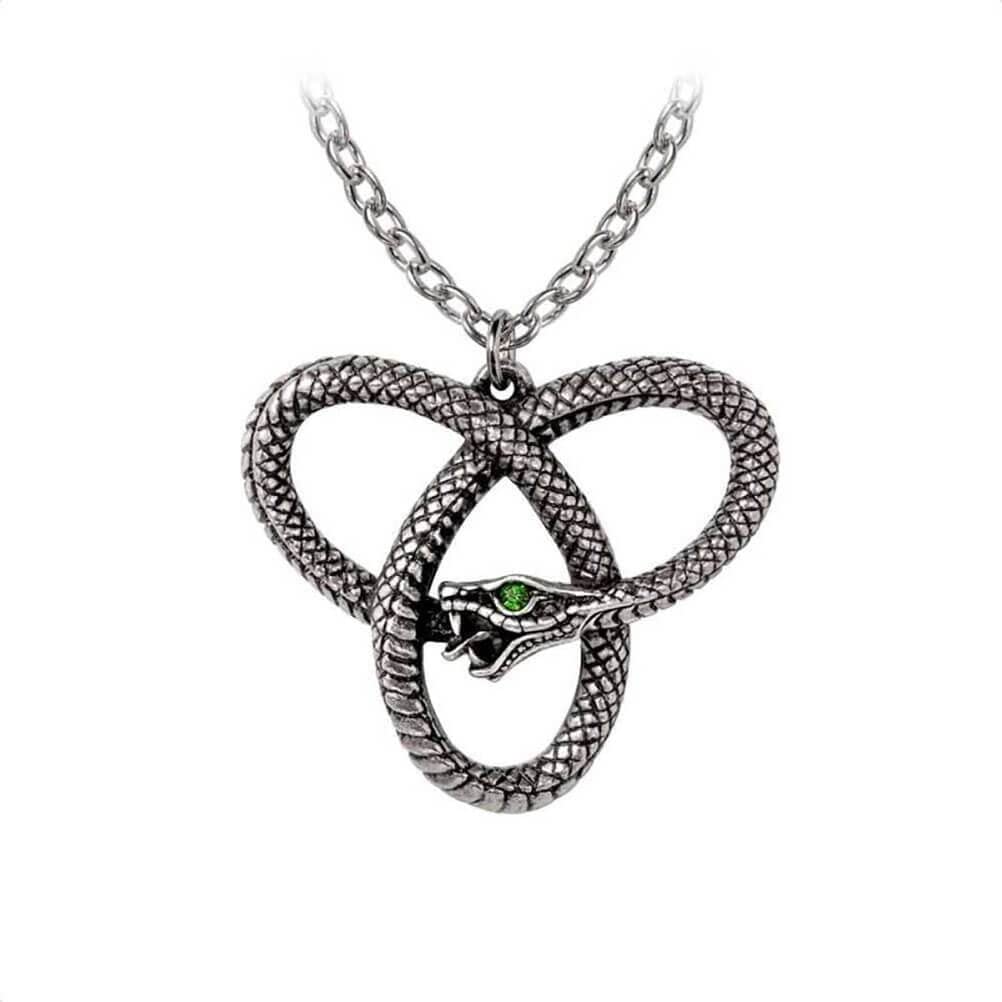 Alchemy GothicEve's Triquetra Women's Silver Gothic Rockwear Viking Necklace