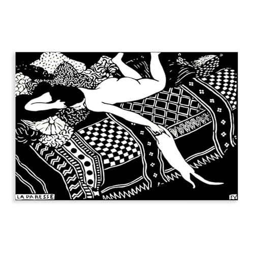 Toile Félix Vallotton La Paresse 30,5x45,7 cm : habillez enfin vos murs vides