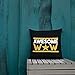 Promini Awesome Wow - Fundas de cojín decorativas cuadradas para el hogar, 24 x 24 pulgadas