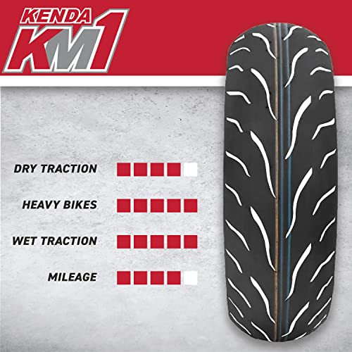 image for Kenda KM1 (KM001) 120/70ZR17 Front (58W) & 160/60ZR17 Rear (69W) Tires