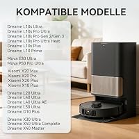 HOWEKUZE 2 Stück Gummi bürste für Dreame X40 Ultra/L10s Ultra Gen 2 – Ansicht 2