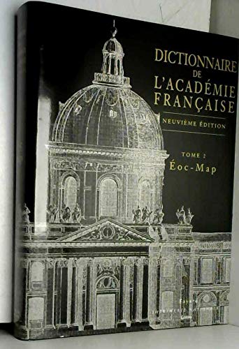Dictionnaire de l'Académie française, tome 2 : Eoc-Map