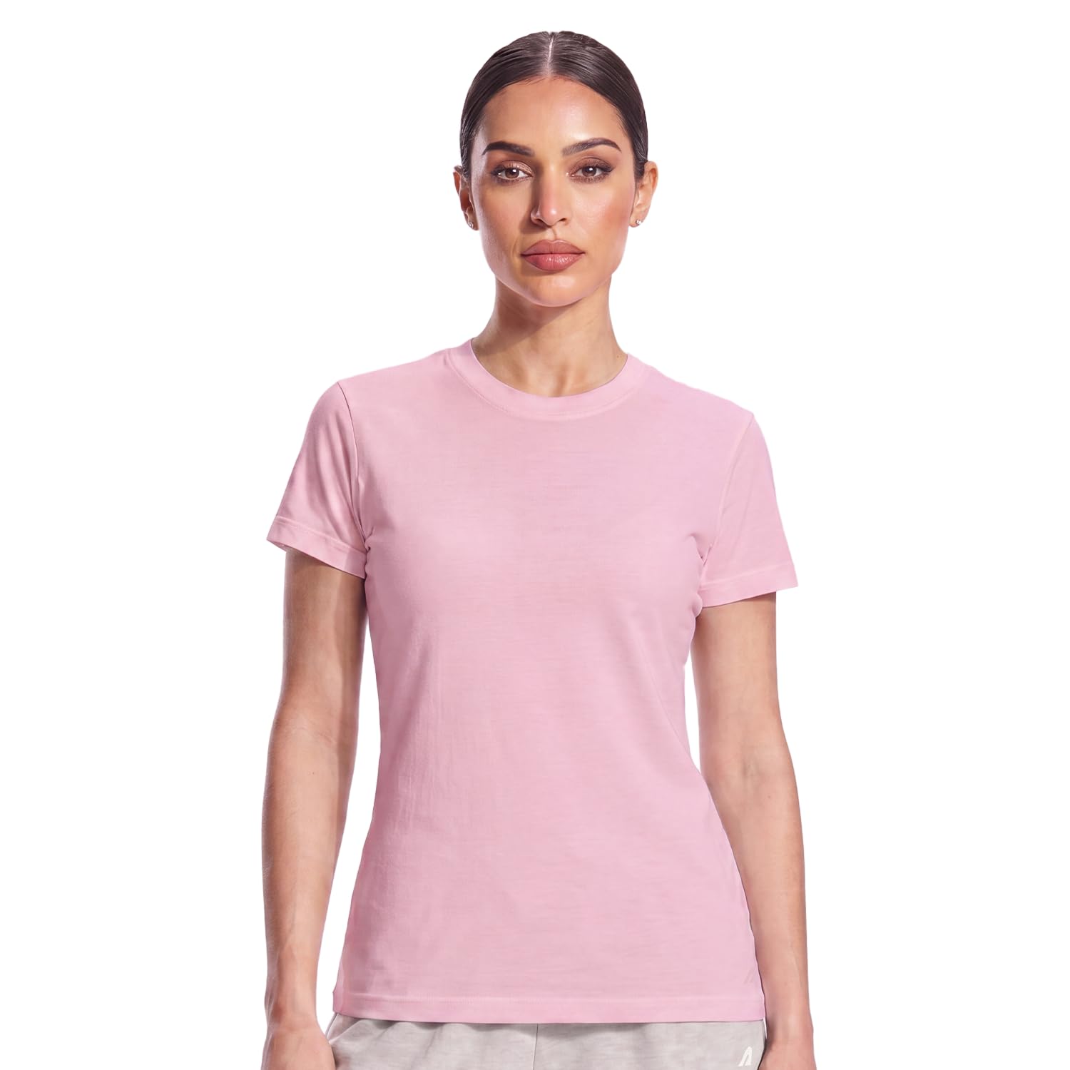 boldfit Crew Neck Tee for Women Lightweight Breathable Cotton Polyester T-Shirt for Gym Workouts, Running, Travel and Everyday Casual Wear Active Stretch, Anti-Microbial Top-picture-51
