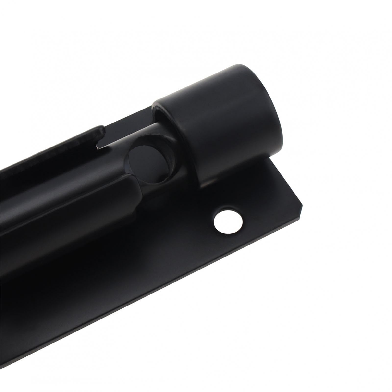 Serratura a bullone, bullone di bloccaggio della p Chiavistello for porta con bullone a botte in acciaio inossidabile 304 addensato da 4 pollici for armadio for porta e finestra con foro for lucchetto