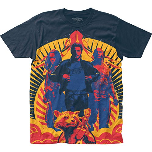 Guardians O/T Galaxy 2 Guardianes del equipo Galaxy Camiseta X-Large Azul