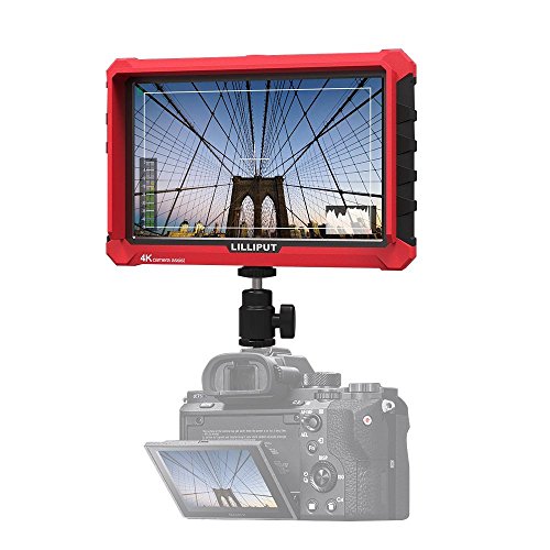 Image of Lilliput A7S 7 Inch On Camera Field Monitor Supports 4K HDMI Input Loop Output 1920x1200 Resolution 1000:1 Contrast 500cd /M2 Brightness 170 Degree Viewing Angle with LP-E6 Battery and Charger