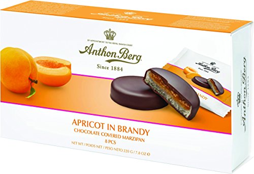 Apricot in Brandy Chocolate Marzipan by Anthon Berg