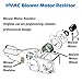 PartsSquare Blower Motor Resistor RU570 A0058205010 C1282 351321021 Replacement for MERCEDES-BENZ 300SD 300SE 500SEL 600SEL 1992 1993 Replacement for MERCEDES-BENZ S320 S420 S500 S600 1994-1999
