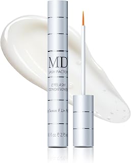 MD Lash Factor Eyelash Conditioner: Advanced Serum for Longer, Thicker Lashes - Safe for Sensitive Eyes, Cruelty-Free 3-Month Supply