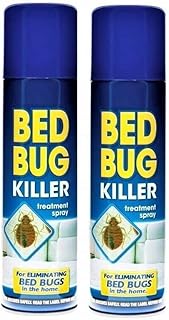2 X 200ml Bed Bug Killer Spray Treatment Pest Control Kills Insect, Fleas, Ticks, Bed Bug & Lice