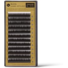 Signature Mink Eyelash Extensions by Blink | Individual Single Strand Extensions on the Tray | C Curl 0.05mm Thickness | 10mm to 15mm Length Options | Soft Natural Look Lashes 12mm 0.05mm