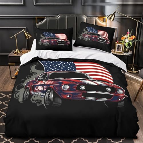 Housse de Couette Sapins de Noël Super King Parure Lit 3D 260x220 - 2