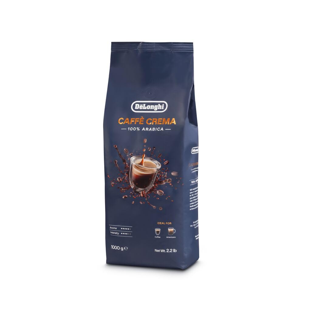 De'Longhi Cafe Crema 100% Arabica Roasted Whole Coffee Beans for