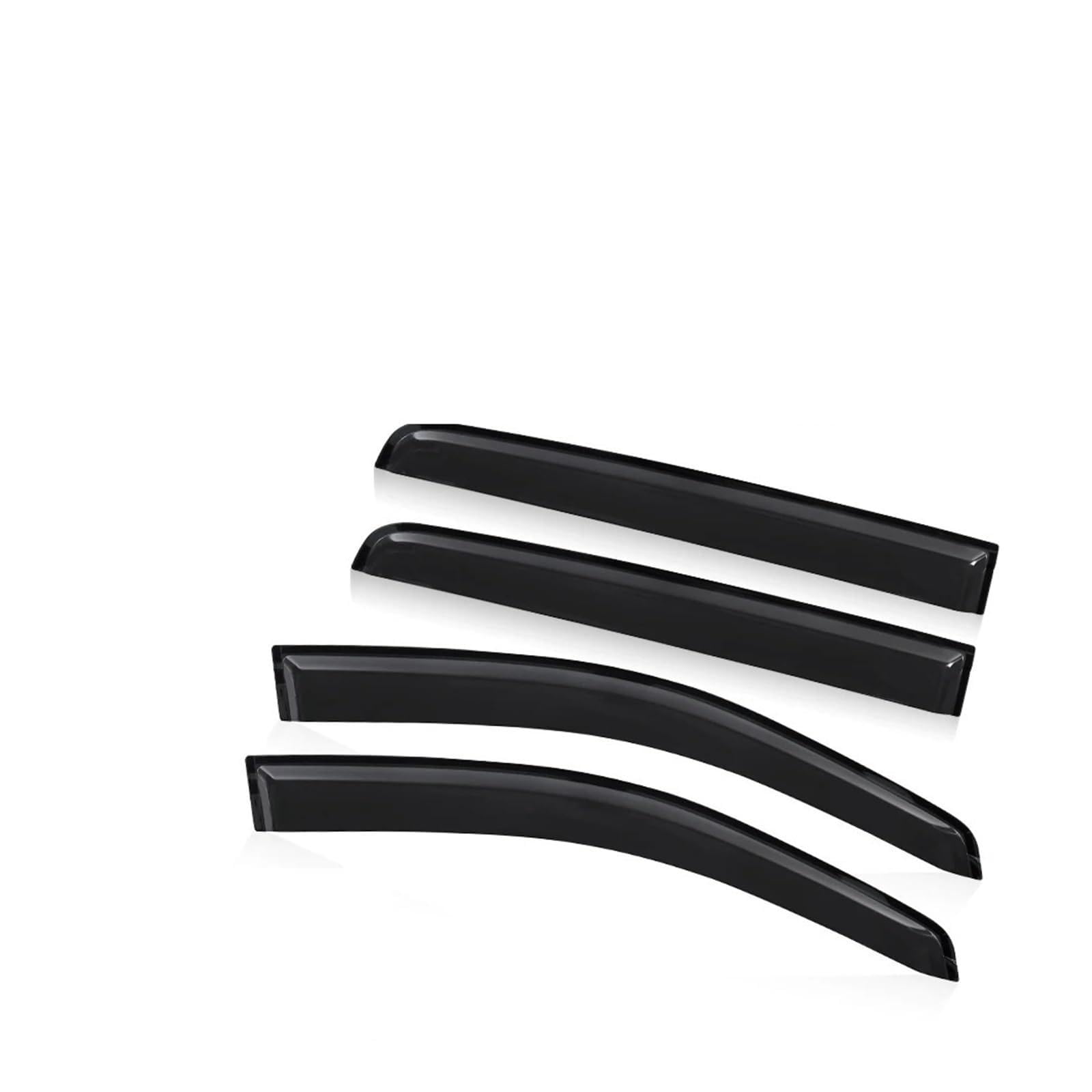 BIVZWKYLR Windows Visor 4PCS Car Door Visor Sun Rain Guards Weather Shield Window Deflector Window Visor Fit for Ford Ranger 2012-2022 Wildtrak XL XLT XLS Rainproof