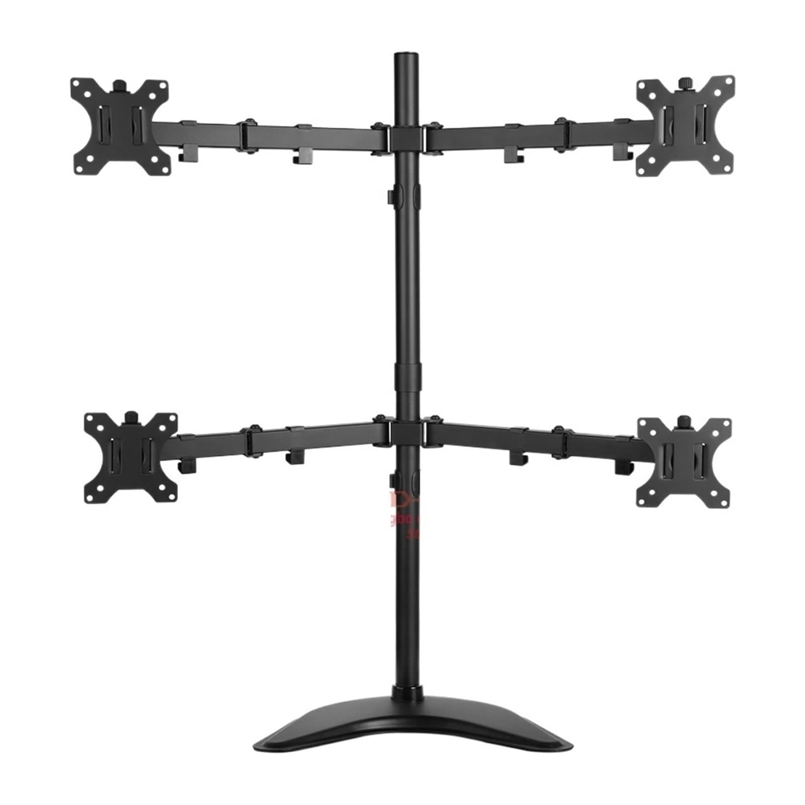 Support de bureau pour 4 écrans LCD orientables pour libérer de l'espace