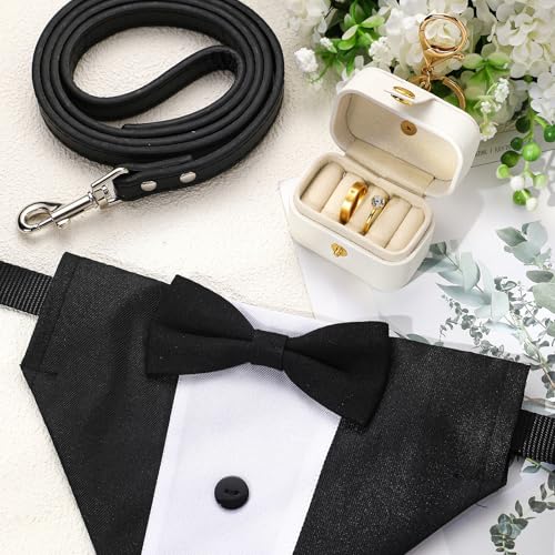 Set de Disfraz para Perro Tuxedo para Boda miniatura 2
