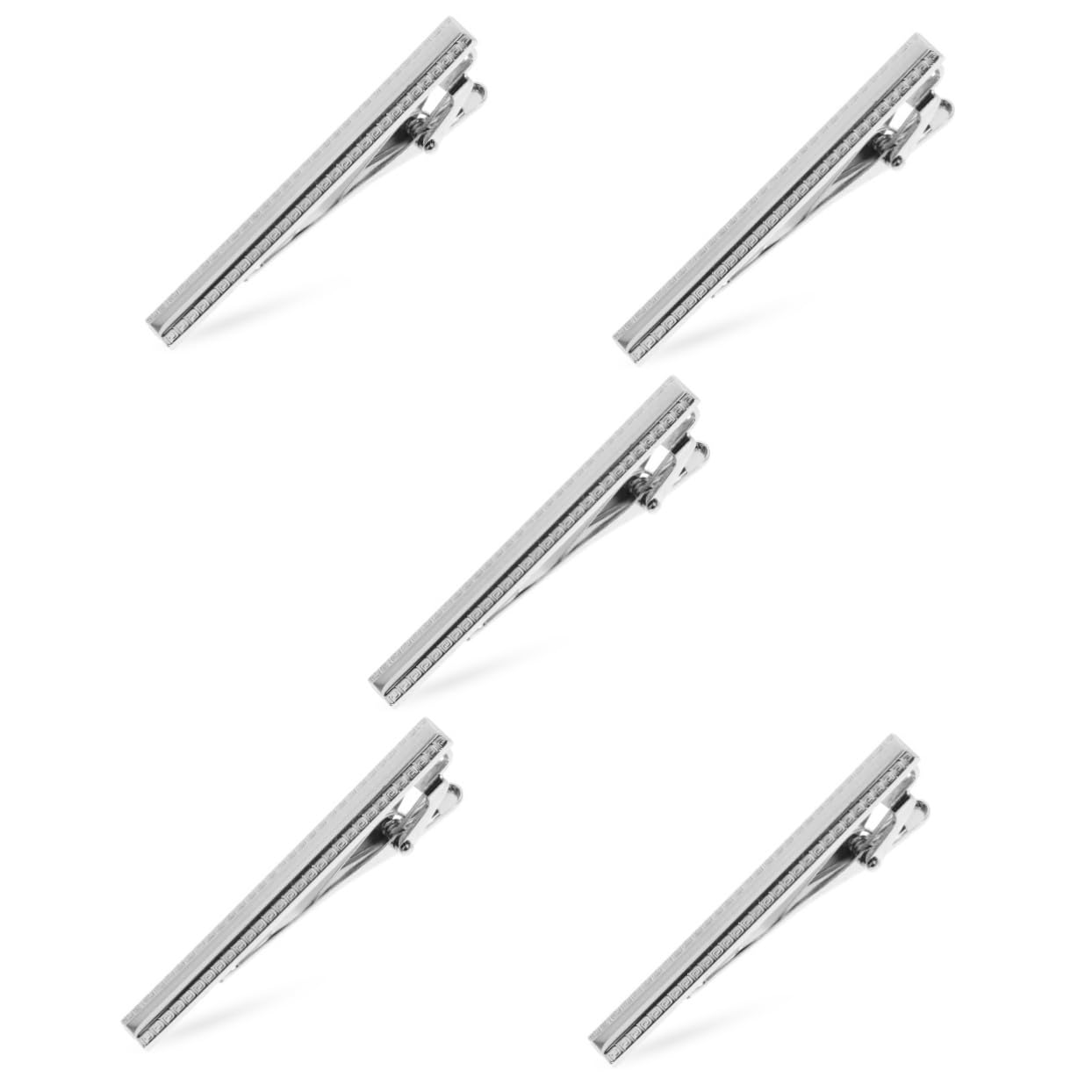 SHERCHPRY 5 Piezas Pasadores De Corbata Clip De Pellizco Barra De Corbata Clásica Pinza Para Barra De Corbata Abrazaderas De Amarre De Metal Clip De Corbata Cobre Clip De Carro Simple Hombre