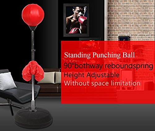 image for vinmax Standing Punching Bag Adult Punching Ball Speed Bag Boxing Set 