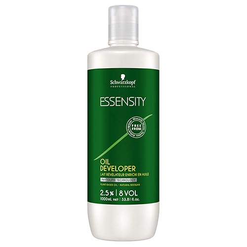 Miniatura 2 de Essensity 2.5% 8 Volumen Desarrollador de Aceite 1 Litro y M Hair Designs Tint BrushComb (2 artículos)